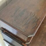 Louis Philippe style mahogany stepped desk, 19th century