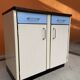 Vintage sideboard in blue formica 1960s