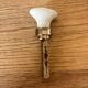 Antique porcelain bathroom toilet lock knob