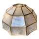 Mother-of-pearl and brass lampshade