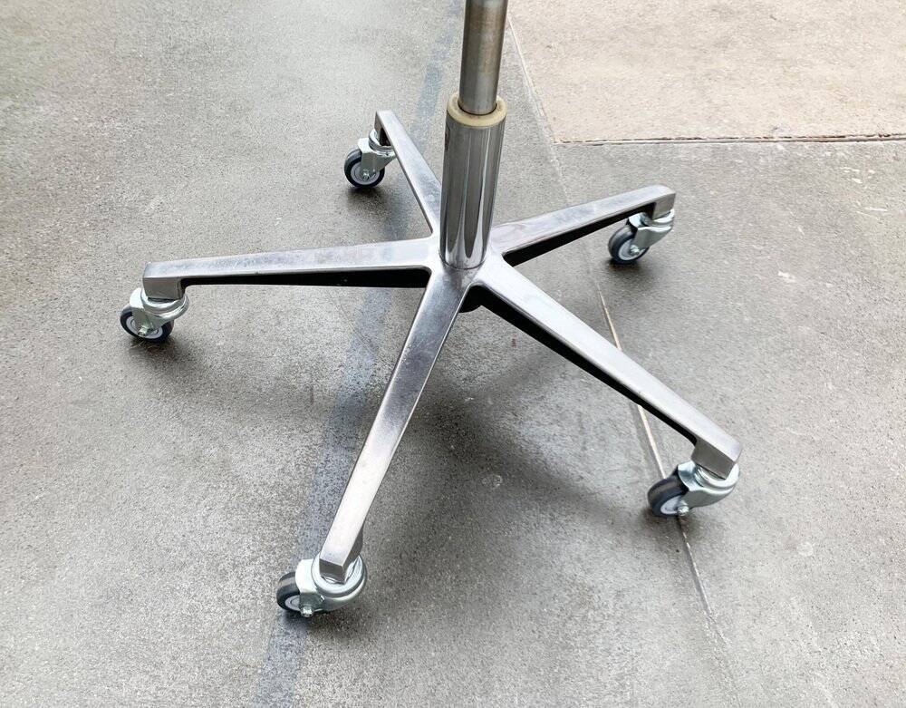 Mid-century German industrial swivel office stool by Schmitz, 1960s