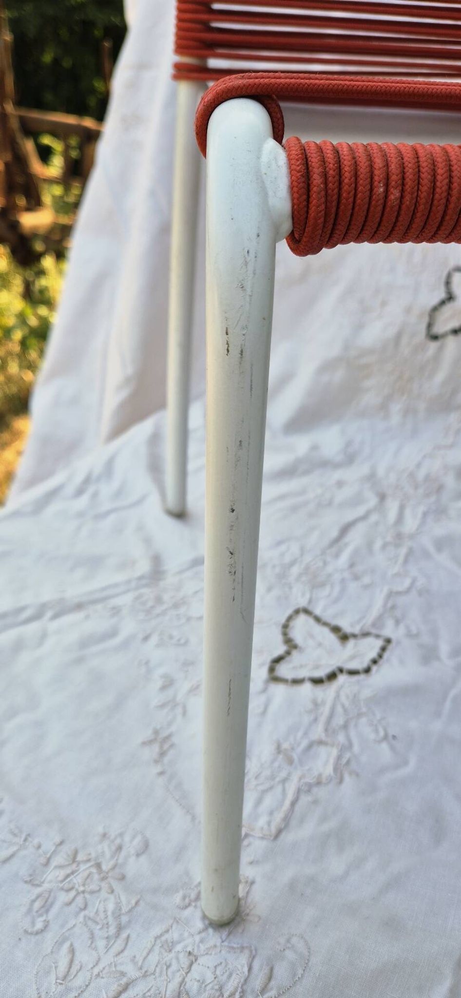 2 chaises enfant scoubidou - années 50