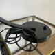 Lampe de bureau soucoupe noire par disderot pour soka made in france