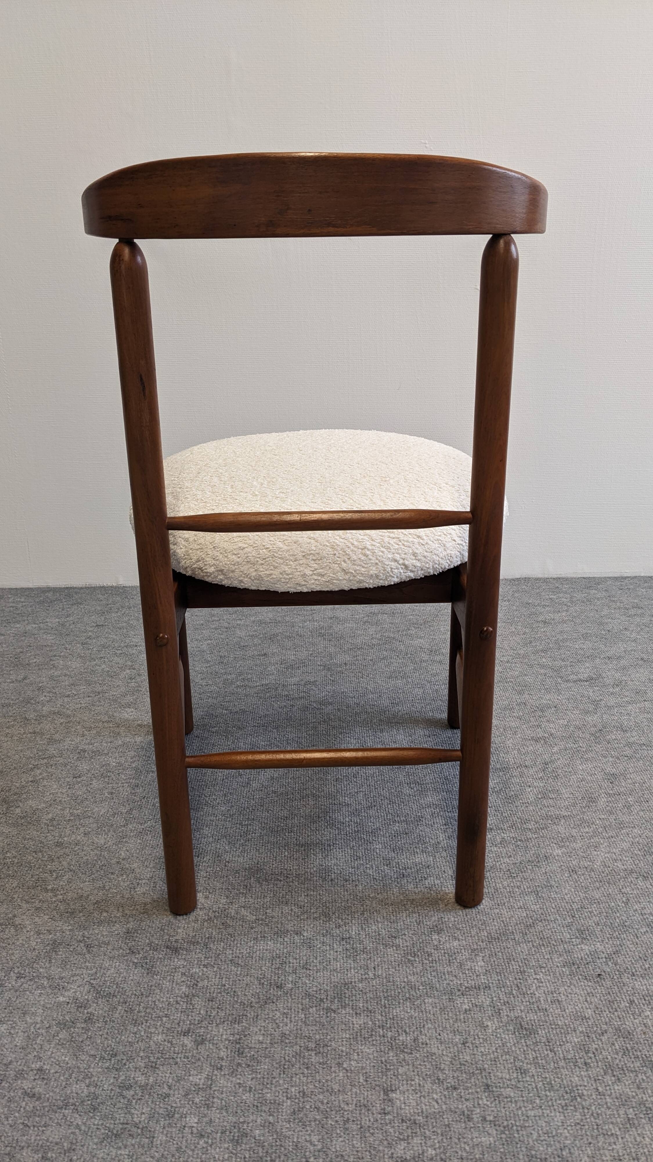 Set of 4 modernist chairs by Greta Magnusson Grossman, USA circa 1950.