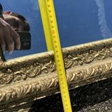Antique mirror in Napoleon III style, richly carved gilded frame, 19th century