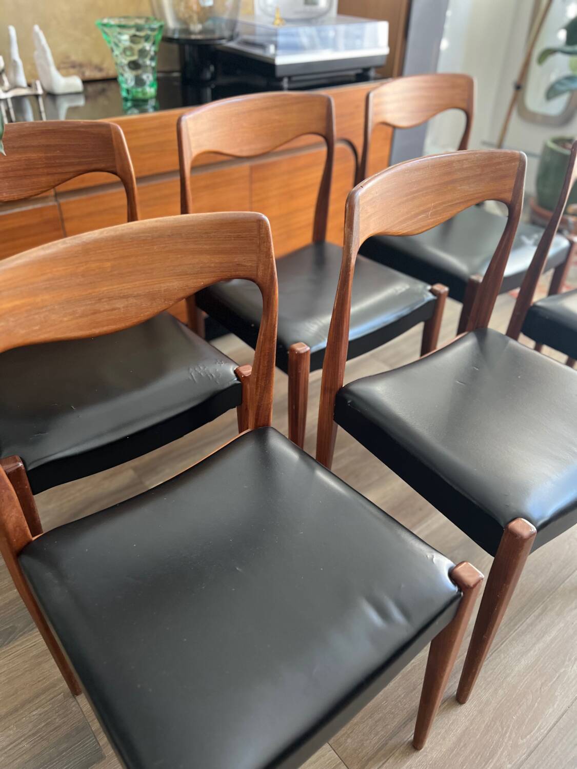 Set of 6 Roche Bobois chairs, 1960