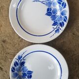 Set of 2 plates Moulin des Loups model Eglantine