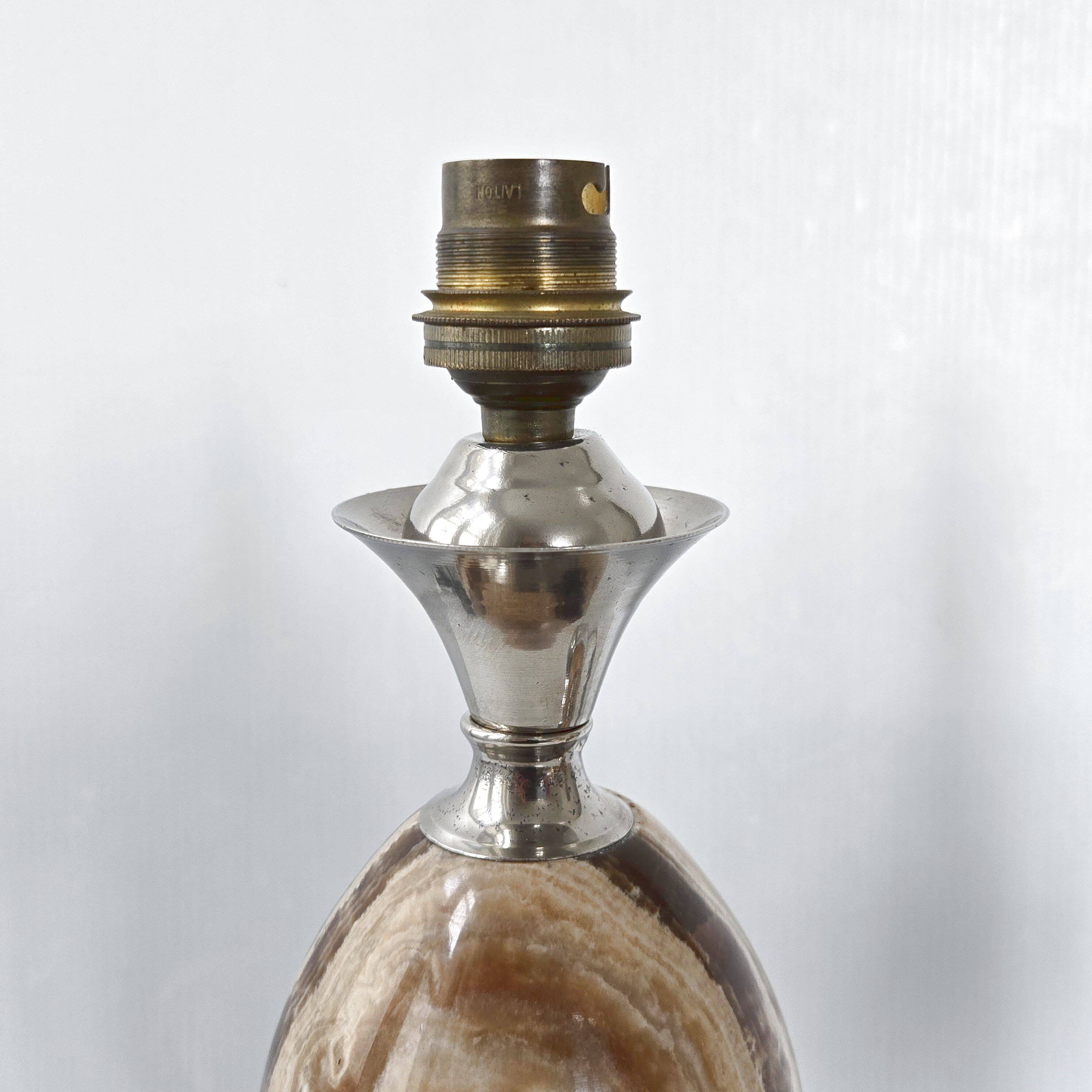 Paire de lampes oeuf vintage 1970