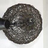 Brown rattan pendant lamp