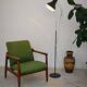 Adjustable anthracite floor lamp 1716 by Josef Hurka for Napako