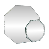 lot of two bevelled mirrors