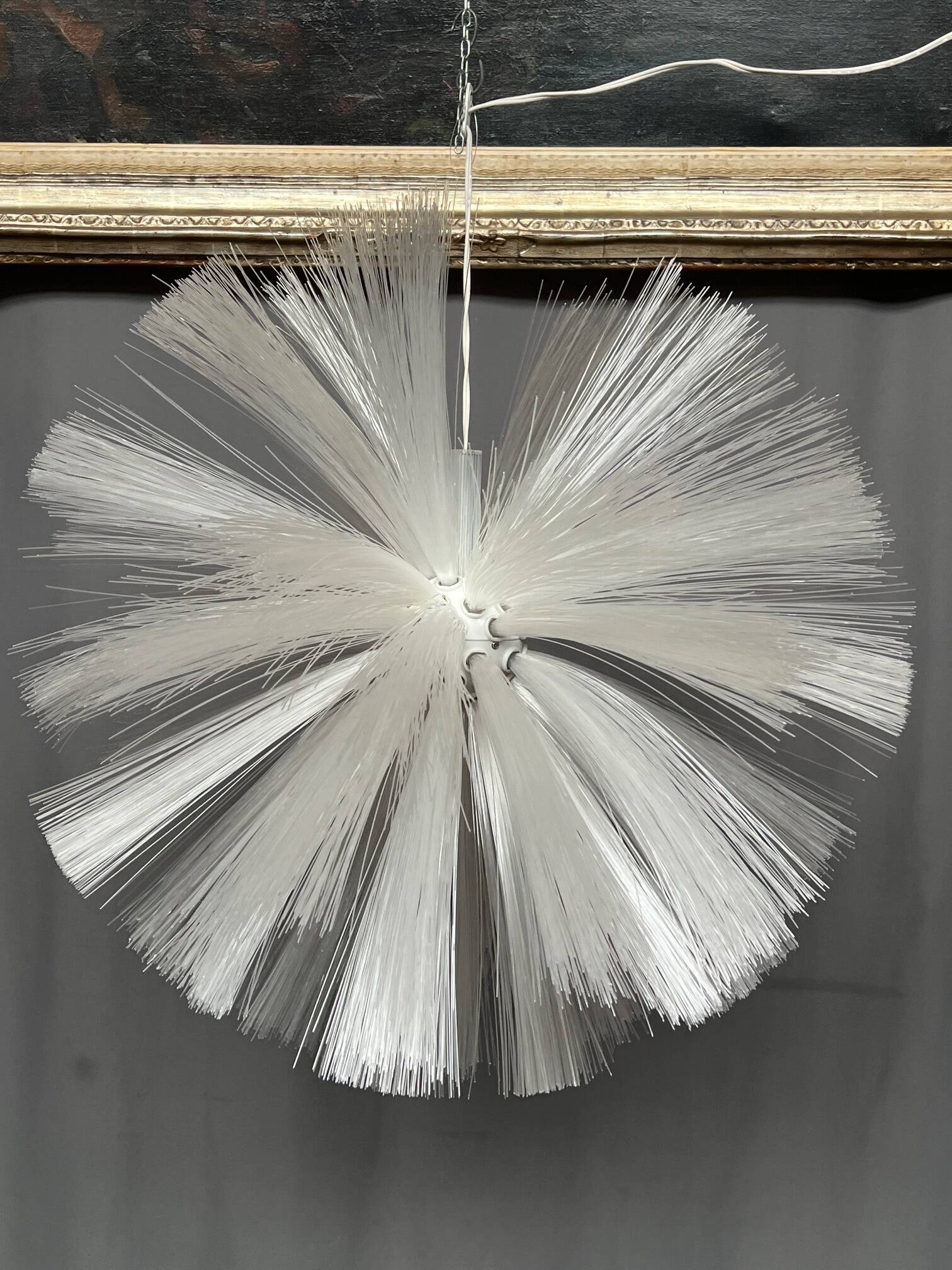 Fibre optic lamp.