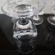 Set of 6 old white wine glasses in Sèvres Crystal Arezzo Model