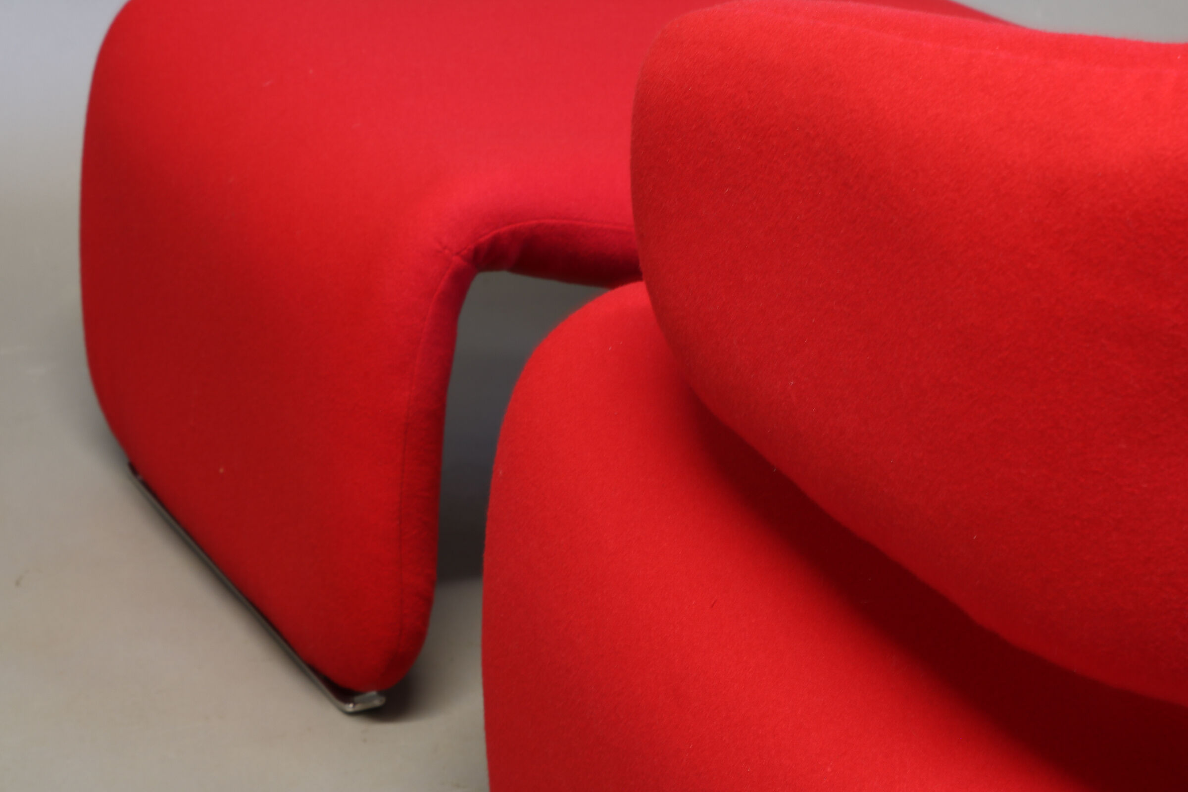 Djinn chair with foot stool by Olivier Mourgue in 1965 for Airborne