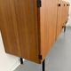 Vintage teak enfilade attributed to Gérard Guermonprez, 1960s design.