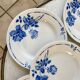 set of 8 St Amand dessert plates Gilbert model 50s