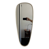 Miroir asymétrique rétroviseur vintage 1960 -  78 x 30 cm