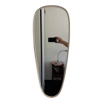 Asymmetrical vintage mirror 1960 - 78 x 30 cm
