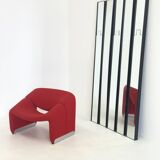 Artifort Groovy F598 M-Chair by Pierre Paulin in red