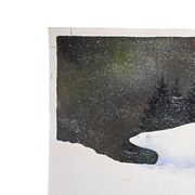Olivier Dunrea Gouache Il neige Page 1, de 2000