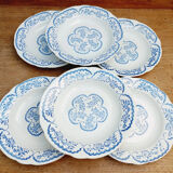 6 assiettes creuses Digoin Sarreguemines Cordoue