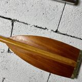 Pair of old wooden paddles