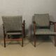 Fauteuils en teck vintage