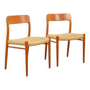 2 chaises de salle à - niels