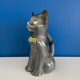 Vintage black cat jug pitcher