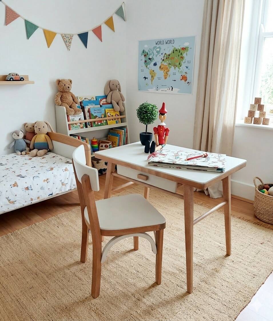 Baumann children's desk and chair