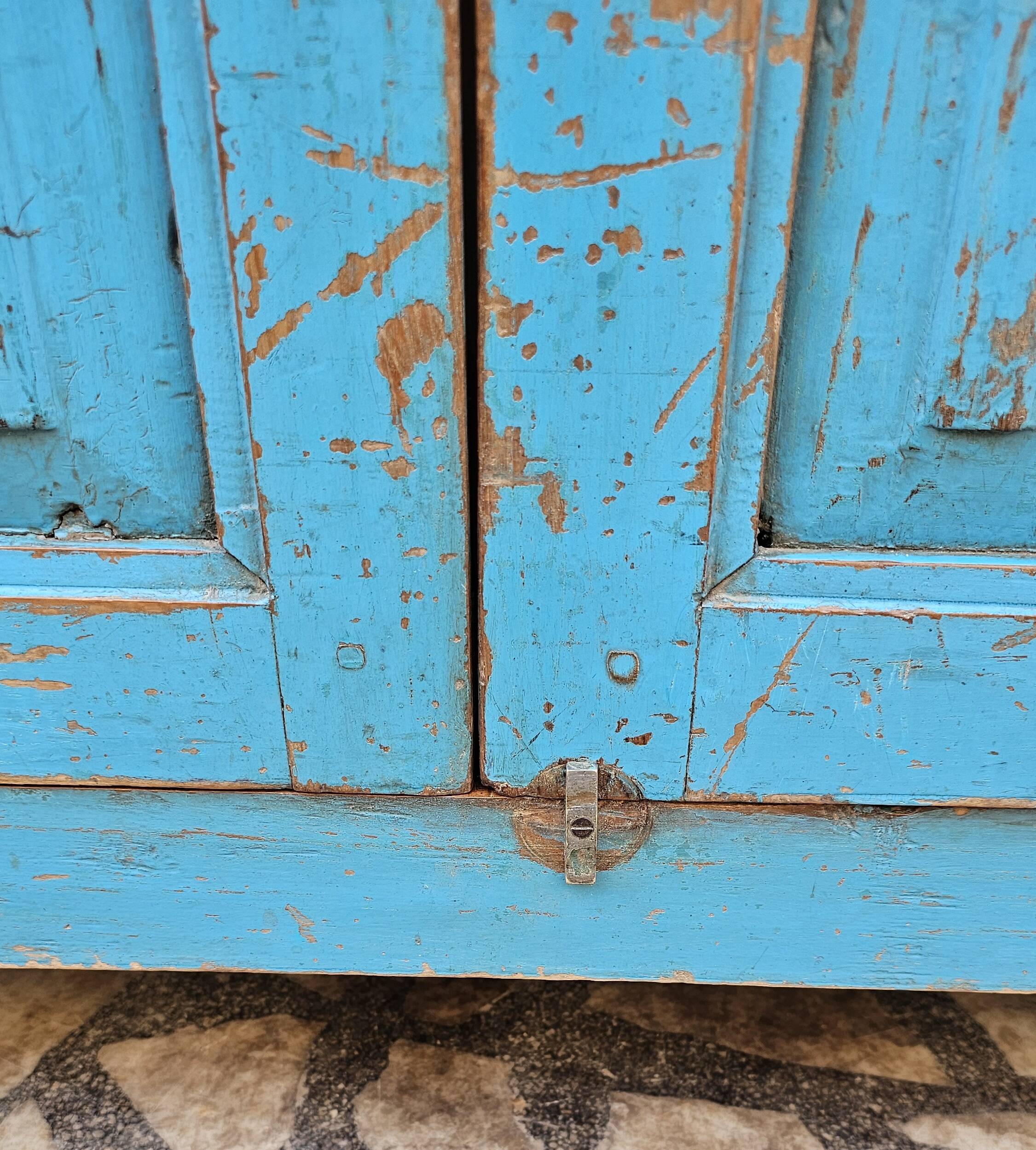 Antique Art Deco sideboard in Burmese teak