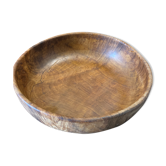 Plat rond en olivier