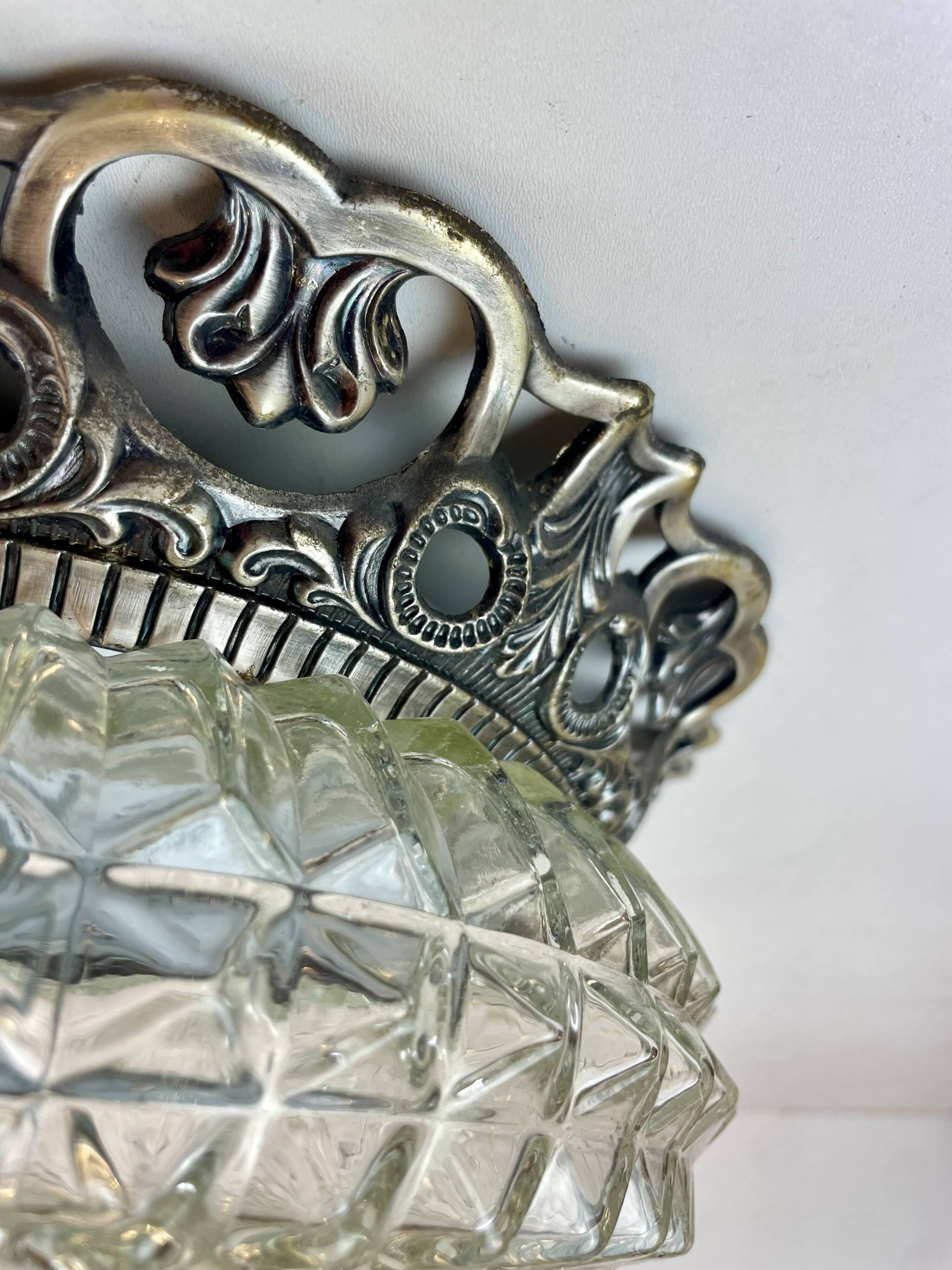 Ceiling Light Att. To Massive, Belgium, 1960s