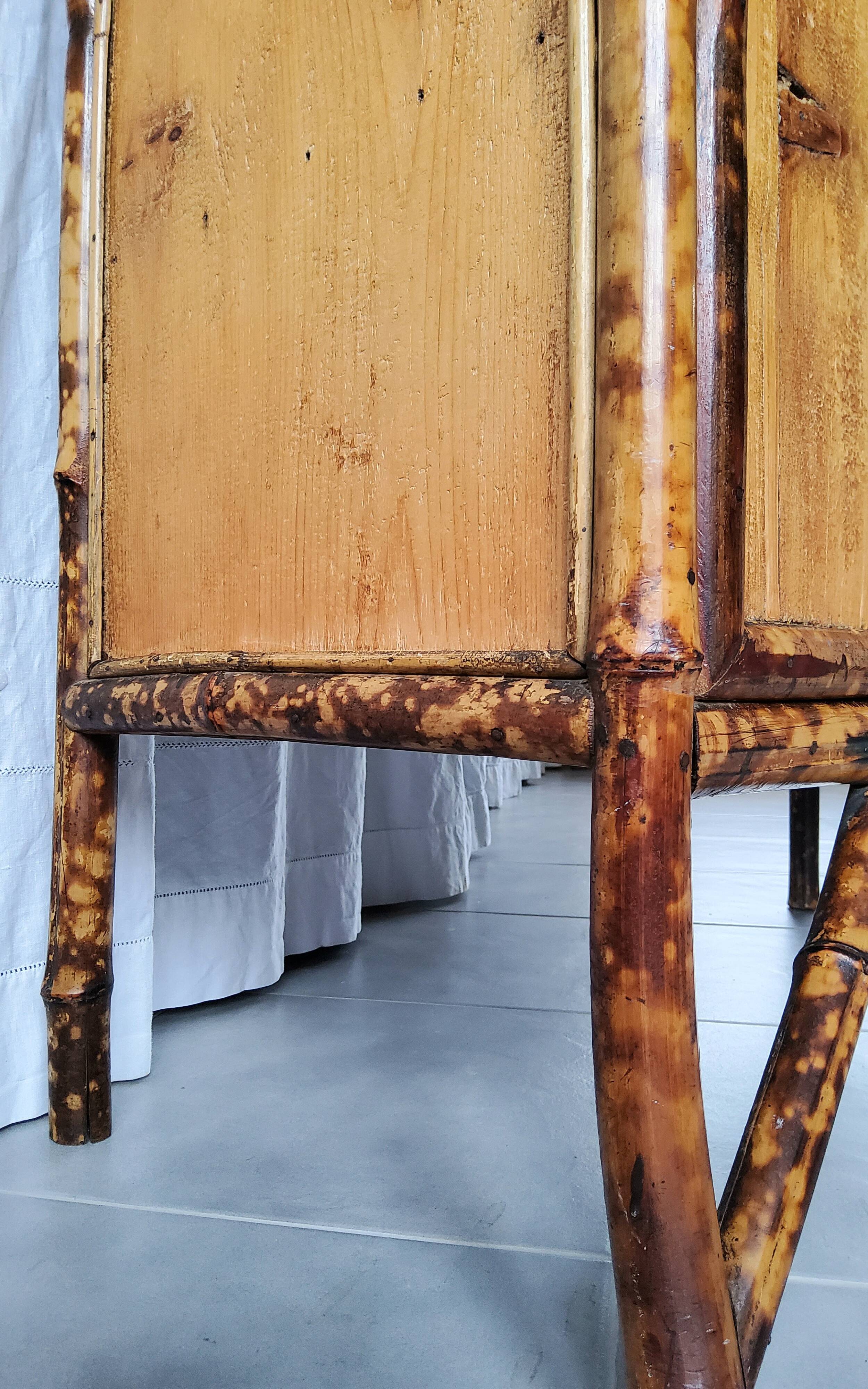 Parisian buffet in bamboo and wood