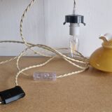 Ochre opaline walkaround in bedside lamp