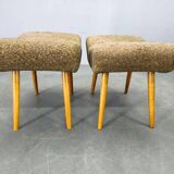 Pair of Czech Mid Century Stools, 1960s