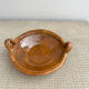 Glazed terracotta dish