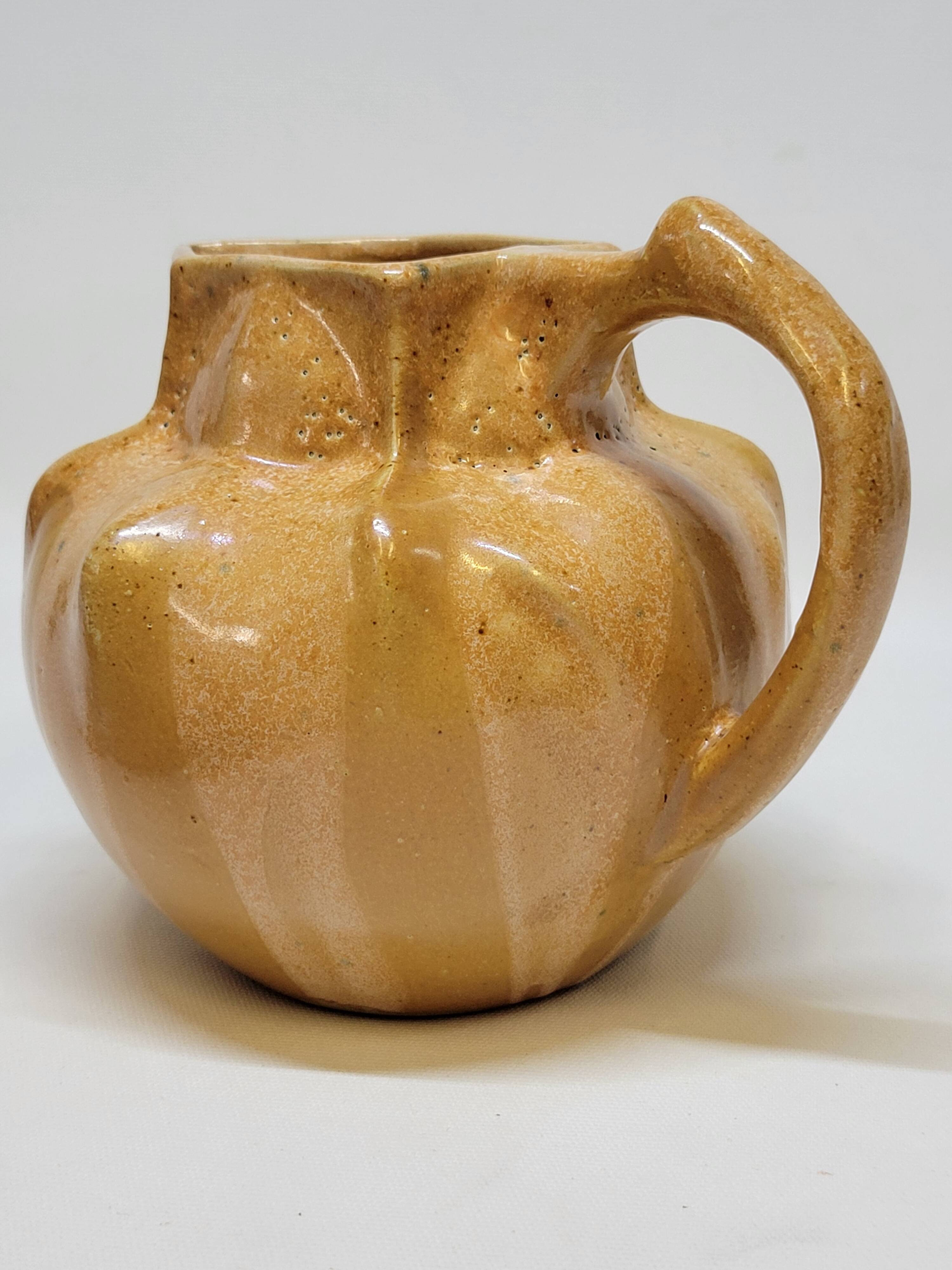 Antique Art Deco Art Nouveau Stoneware Pitcher Carafe 1 Liter