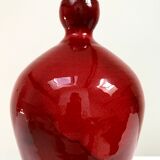 Red terracotta vase