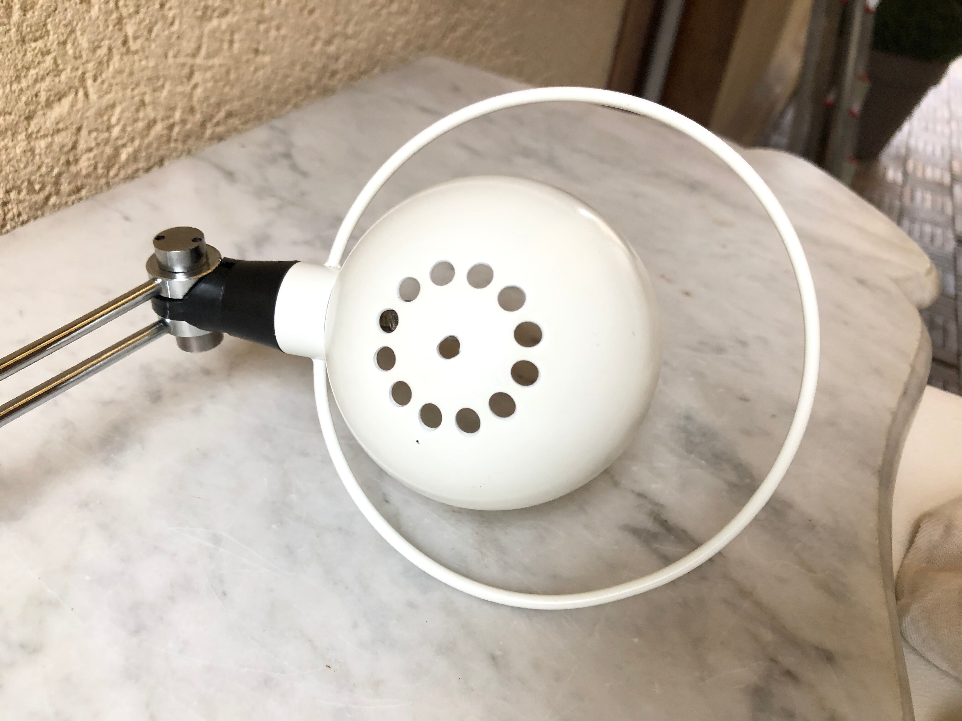 Office lamp architect Aluminor France vintage 80