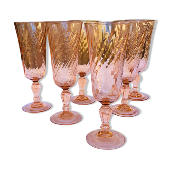 Rosaline champagne flutes