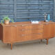 Enfilade anglaise en teck par Sutcliffe