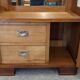 Art Deco walnut burl display cabinet, France circa 1930.