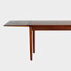 Vintage mid century danish design extendable rosewood dining table, 1960s