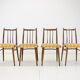 Set of four dining chairs by jitona, czechoslovakia, 1970s