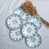 Rivanel blue dessert plates