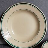 Four plates l'Amandinoise de Saint-Amand ancient