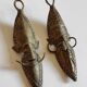 Duo de masques africains bronze