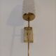 Wall lamp in golden brass Vintage. 1960.