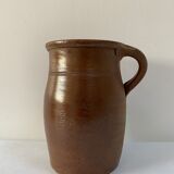 Old glazed stoneware pot